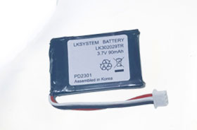 3.7V 302029 90mAh 超小型GPS聚合物鋰電池 3.7V 302029 90mAh 超小型GPS聚合物鋰電池