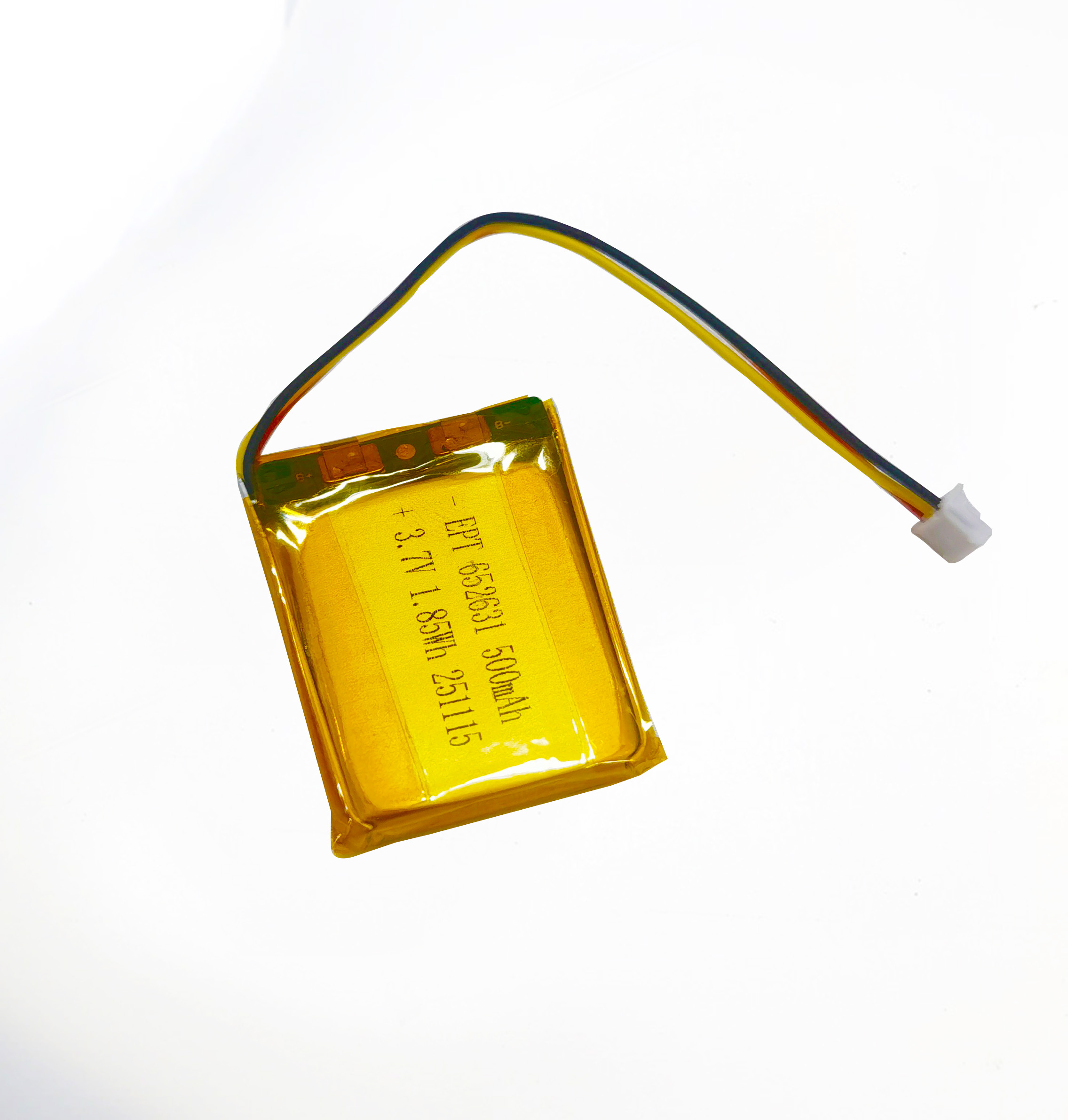 3.7V 652631 500mAh 美容儀聚合物鋰電池 3.7V 652631 500mAh 美容儀聚合物鋰電池